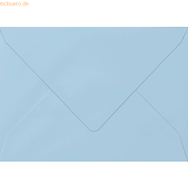 50 x Heyda Briefumschlag A5 105g/qm nassklebend hellblau von Heyda