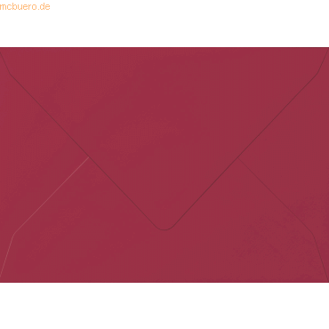 50 x Heyda Briefumschlag A5 105g/qm nassklebend rot von Heyda