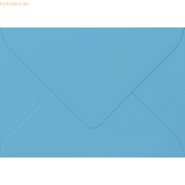 50 x Heyda Briefumschlag A6 105g/qm nassklebend azurblau von Heyda