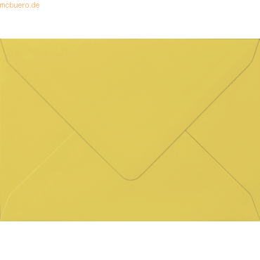 50 x Heyda Briefumschlag A6 105g/qm nassklebend gelb von Heyda