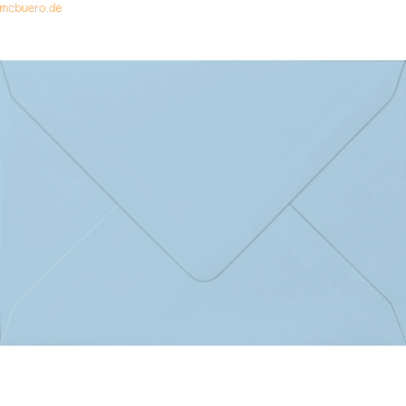 50 x Heyda Briefumschlag A6 105g/qm nassklebend hellbalu von Heyda