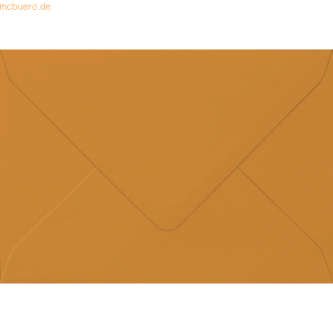 50 x Heyda Briefumschlag A6 105g/qm nassklebend orange von Heyda