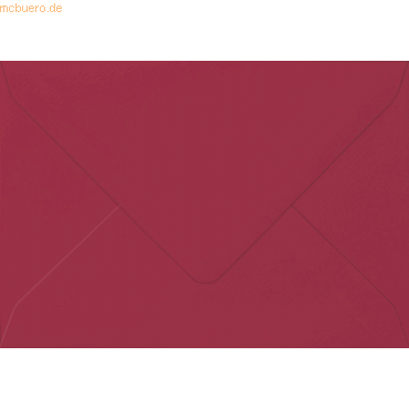 50 x Heyda Briefumschlag A6 105g/qm nassklebend rot von Heyda