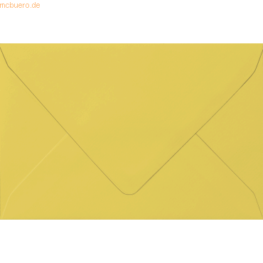 50 x Heyda Briefumschlag B6 105g/qm nassklebend geelb von Heyda