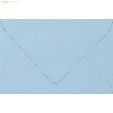 50 x Heyda Briefumschlag B6 105g/qm nassklebend hellblau von Heyda