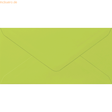 50 x Heyda Briefumschlag DL 105g/qm nassklebend apfelgrün von Heyda