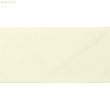 50 x Heyda Briefumschlag DL 105g/qm nassklebend elfenbein von Heyda
