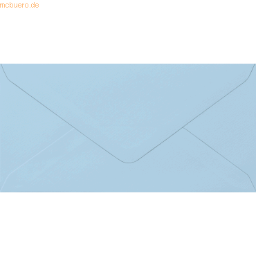 50 x Heyda Briefumschlag DL 105g/qm nassklebend hellblau von Heyda