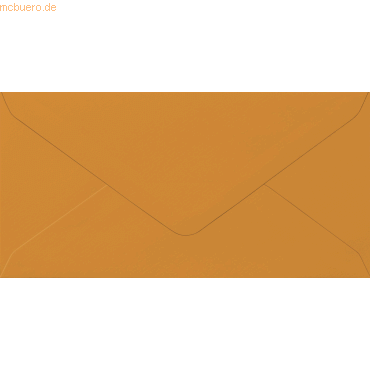 50 x Heyda Briefumschlag DL 105g/qm nassklebend orange von Heyda
