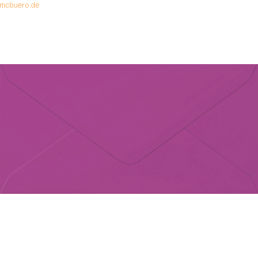 50 x Heyda Briefumschlag DL 105g/qm nassklebend pink von Heyda