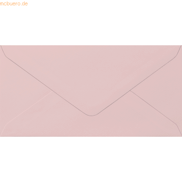 50 x Heyda Briefumschlag DL 105g/qm nassklebend rosa von Heyda