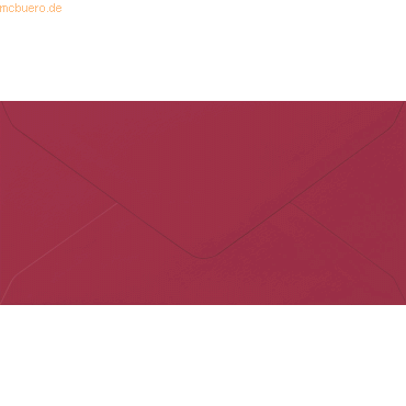 50 x Heyda Briefumschlag DL 105g/qm nassklebend rot von Heyda