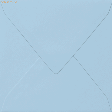 50 x Heyda Briefumschlag quadratisch 14x14cm 100g/qm nassklebend hellb von Heyda