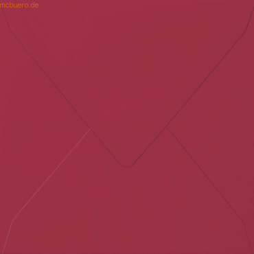 Heyda Briefumschlag quadratisch 14x14cm 100g/qm nassklebend rot von Heyda