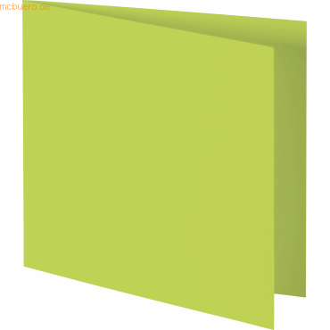 50 x Heyda Doppelkarte quadratisch 13,5x13,5cm 210g/qm apfelgrün von Heyda