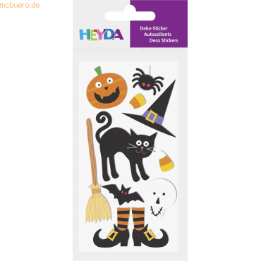6 x Heyda Sticker-Mix Halloween von Heyda