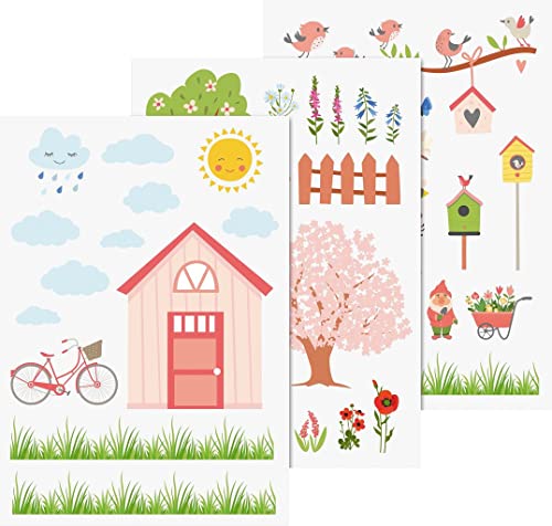 Fenster Sticker "Garten", 3 Bögen Fenster Sticker "Garten", 3 Bögen von Heyda