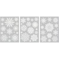 Fenster Sticker "Kristalle" von Weiß
