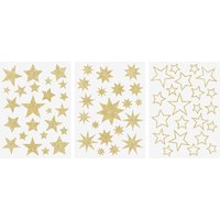Fenster Sticker "Sterne Gold" von Gold