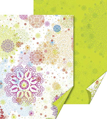 HEYDA Bastelkarton "Kristalle", (B)500 x (H)700 mm, bunt VE = 10 von Heyda