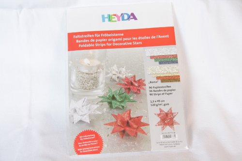 HEYDA Faltpapierstreifen für Fröbelsterne "Roma" HEYDA Faltpapierstreifen für Fröbelsterne "Roma" von Heyda