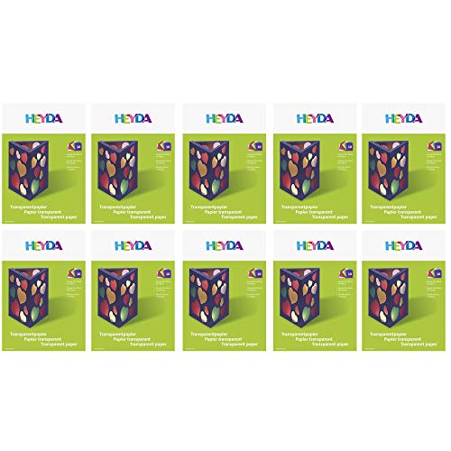 Heyda - 10x Transparentpapier von Heyda