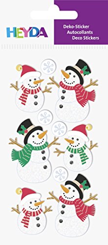 Heyda 203780621 Stick-On's Mix, Motiv: Schneemann Heyda 203780621 Stick-On's Mix, Motiv: Schneemann von Heyda