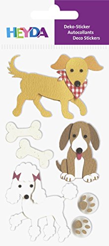 Heyda 203780646 Stick-On's Mix, Motiv: Hunde von Heyda