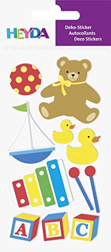 Heyda 203780651 Stick-On's Mix, Motiv: Spielzeug 2 von Heyda