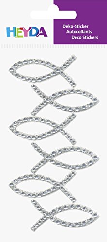 Heyda 203782918 Strass-Sticker, Motiv: Fische von Heyda