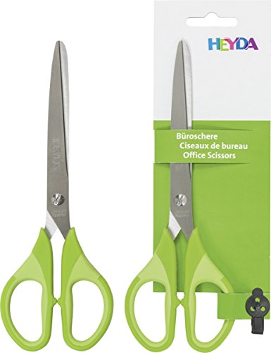 Heyda 204809452 Universalschere Colour Code (18 cm mit Soft-Touch-Einlage) grün / kiwi von Heyda