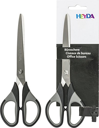 Heyda 204809490 Universalschere Colour Code (18 cm mit Soft-Touch-Einlage) schwarz / onyx von Heyda
