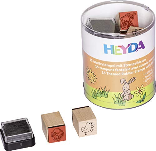 Heyda Heyda 204888484 Heyda 204888484 Stempel-Dose (Frühling) Motivgröße: ca. 1,5 x 1,5 cm von Baier & Schneider
