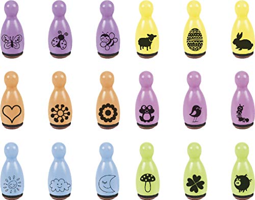 Heyda 204888686 Stempel-Figuren, Farblich und Motif sortiert Motivgröße: ca. Ø 1, 2 cm Heyda 204888686 Stempel-Figuren, Farblich und Motif sortiert Motivgröße: ca. Ø 1, 2 cm von Heyda