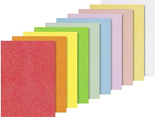 Heyda Glitterkarton Sortiment Iris, A4, 10 Blatt, Neon-/Pastellfarben irisierend Heyda Glitterkarton Sortiment Iris, A4, 10 Blatt, Neon-/Pastellfarben irisierend von Heyda