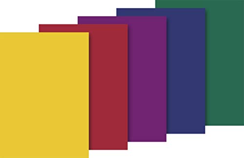 Heyda Heyda 203375706 Seidenpapier sortiert 50 x 70 cm 5 Farben sortiert (gelb, mittelrot, violett, dunkelblau, dunkelgrün) von Heyda