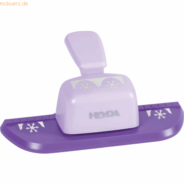 Heyda Motivstanzer für Karton bis 220g/qm Bordüre Kristall 50x20mm von Heyda