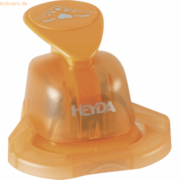 Heyda Motivstanzer für Karton bis 220g/qm Ecke Herz ca. 50x20mm von Heyda