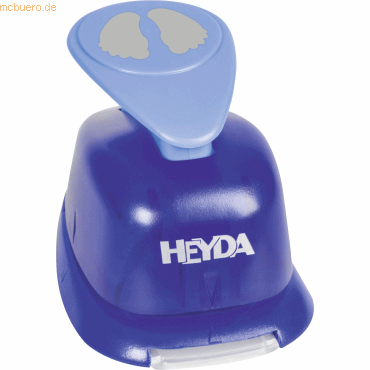 Heyda Motivstanzer für Karton bis 220g/qm Füße groß ca. 25x25mm von Heyda