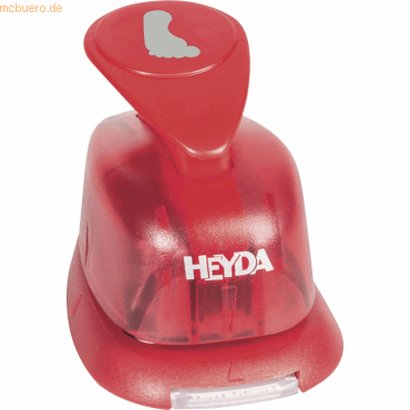 Heyda Motivstanzer für Karton bis 220g/qm Fuß klein 15x15mm von Heyda
