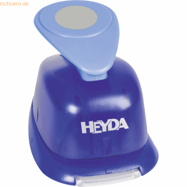 Heyda Motivstanzer für Karton bis 220g/qm Kreis 18 mm ca. 25x25mm von Heyda