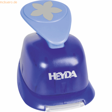 Heyda Motivstanzer für Karton bis 220g/qm groß Blüte 25mm von Heyda