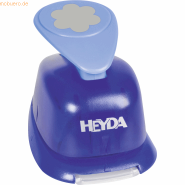 Heyda Motivstanzer für Karton bis 220g/qm groß Blüte ca. 25x25mm von Heyda