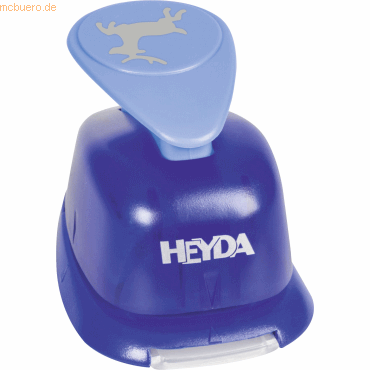 Heyda Motivstanzer für Karton bis 220g/qm großes Rentier ca. 25x25mm von Heyda