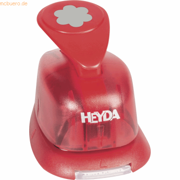 Heyda Motivstanzer für Karton bis 220g/qm klein Blüte 15x15mm von Heyda