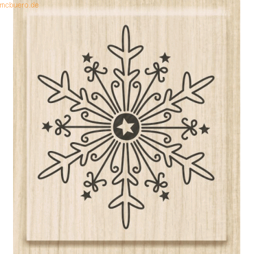 Heyda Motivstempel 'Eiskristall groß' 3,9x4,5cm Heyda Motivstempel 'Eiskristall groß' 3,9x4,5cm von Heyda