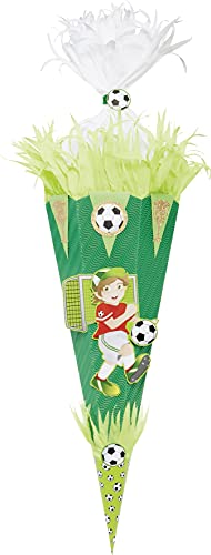 Heyda Schultüten Bastelset Fußball, Komplettbastelset, Schultüten selbst basteln, Schultüten inkl. Schultütenrohling aus 3D Wellpappe, Motivbögen und Bastelzubehör + Uhu Bastelkleber (Fußball) Heyda Schultüten Bastelset Fußball, Komplettbastelset, Schultüten selbst basteln, Schultüten inkl. Schultütenrohling aus 3D Wellpappe, Motivbögen und Bastelzubehör + Uhu Bastelkleber (Fußball) von Heyda