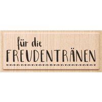 Holzstempel "Freudentränen" Holzstempel "Freudentränen" von Heyda