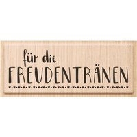 Holzstempel "Freudentränen" von Beige