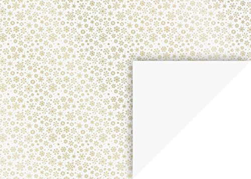 Motivkarton "Schneeflocken", 50 x 70 cm Gold Motivkarton "Schneeflocken", 50 x 70 cm Gold von Heyda